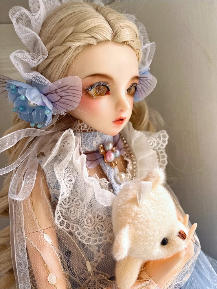 

60cm Kawaii Bjd Ball Jointed Movable Handpainted Makeup Fullset Lolita/Princess Dolls With Clothes Simulation Bjd Figure Gift