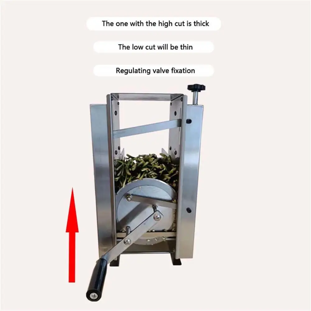 Ручная машина для резки зеленого лука из нержавеющей стали, коммерческая овощерезка, кухонный комбайн