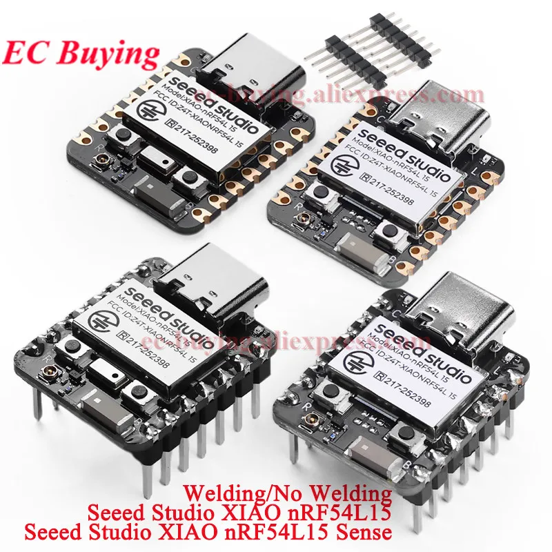10Pcs/1pc Seeed Studio XIAO nRF54L15 Sense Development Board Module Bluetooth-compatible BLE 6.0 Matter Thread Zigbee Protocols — product photo 1 of 1
