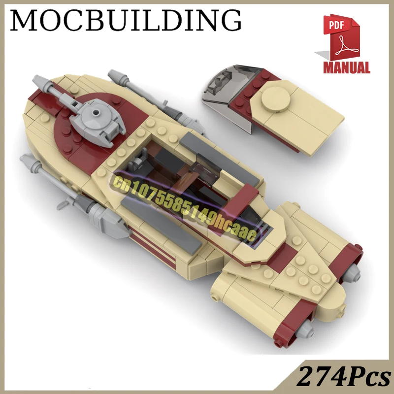 Bloques de construcción MOC para coche del desierto, juguetes de construcción DIY, vehículo de película espacial, regalo de cumpleaños, escena de estrella