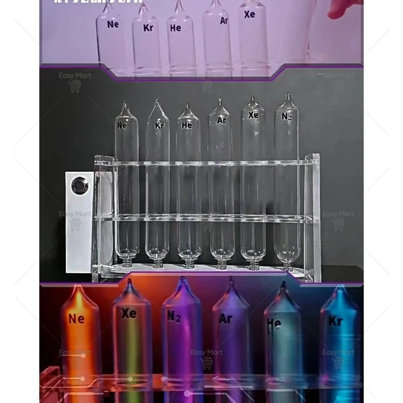 A newly upgraded set of rare gas emitting elements