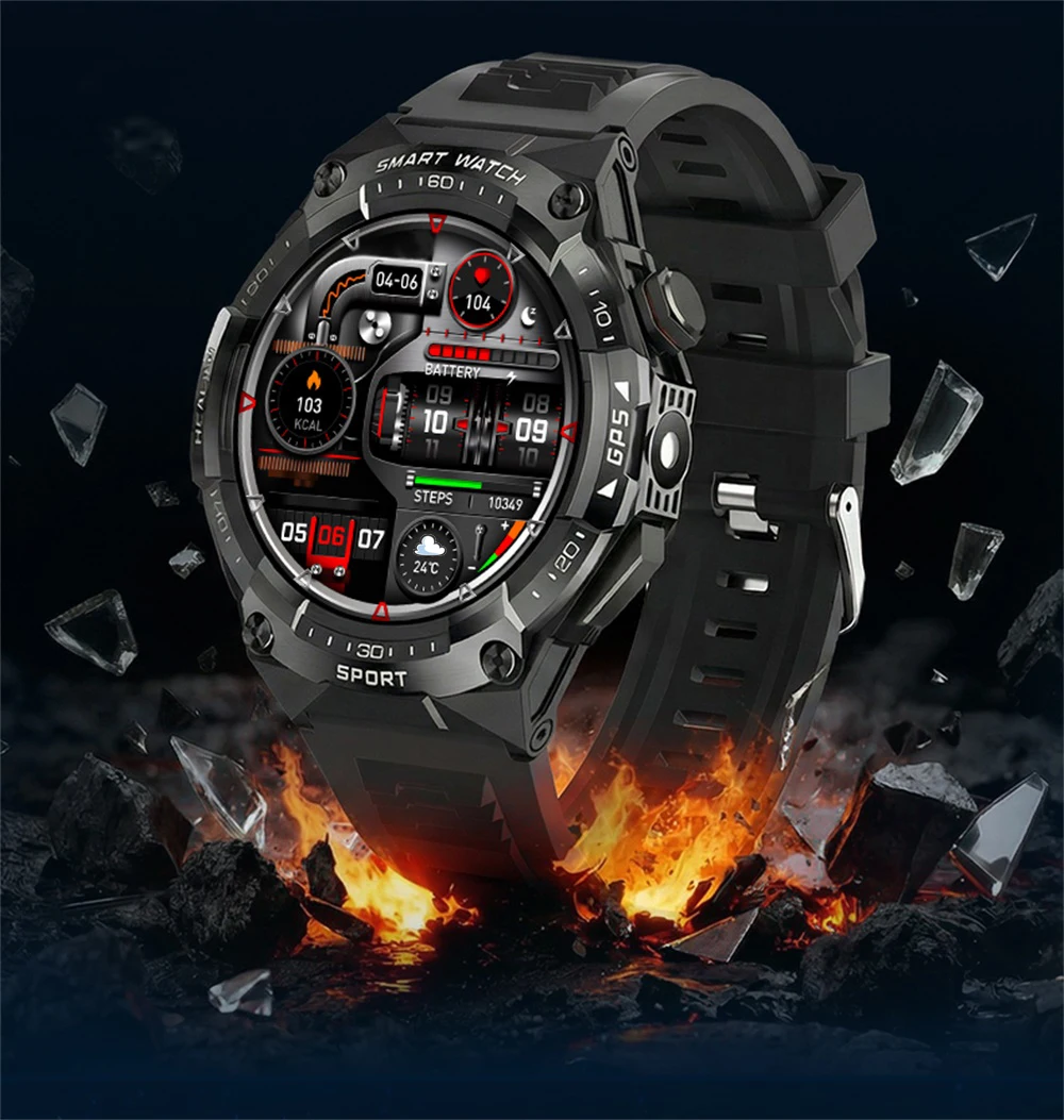 Fitness Smartwatch with GPS, AMOLED Display, Compass and Bluetooth Calling description 11