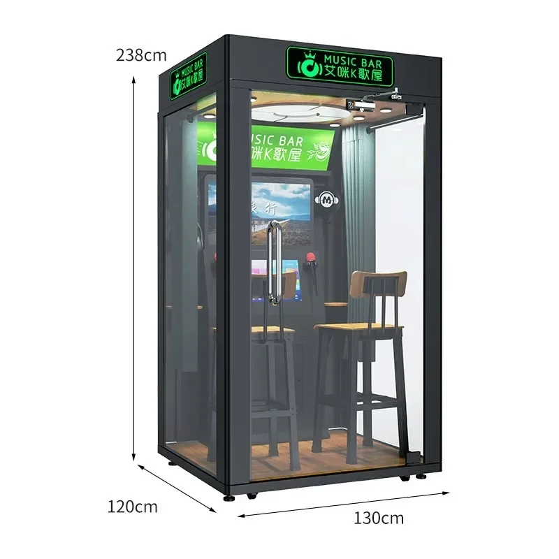 FL Customized Intelligent Karaoke Vending Machine Remote Profit Statistics Singing Booth Support Multi‑payment For Plaza
