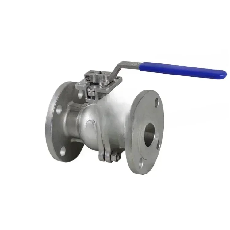 Japanese standard flange ball valve stainless steel medium temperature wax high platform 10K white steel