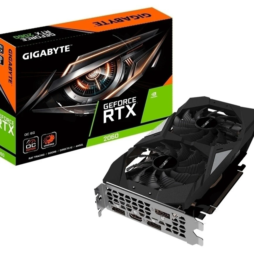 RTX 2060 OC 6G Graphics Cards 192 Bit GDDR6 Gaming Video Card RTX 2060 Super GPU