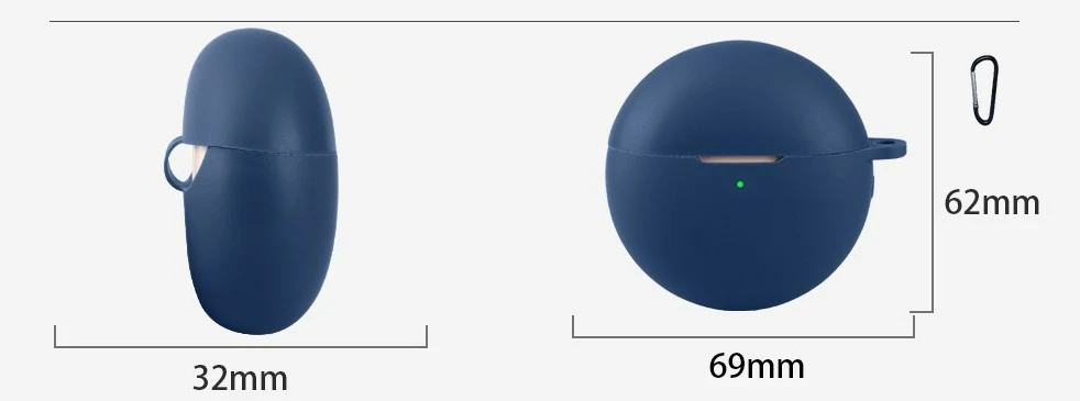 حافظة لهاتف هواوي FreeBuds 7i بلون سادة من السيليكون المقاوم للصدمات بلوتوث غطاء سماعة أذن لهاتف هواوي 7i صندوق سماعة الأذن Fundas