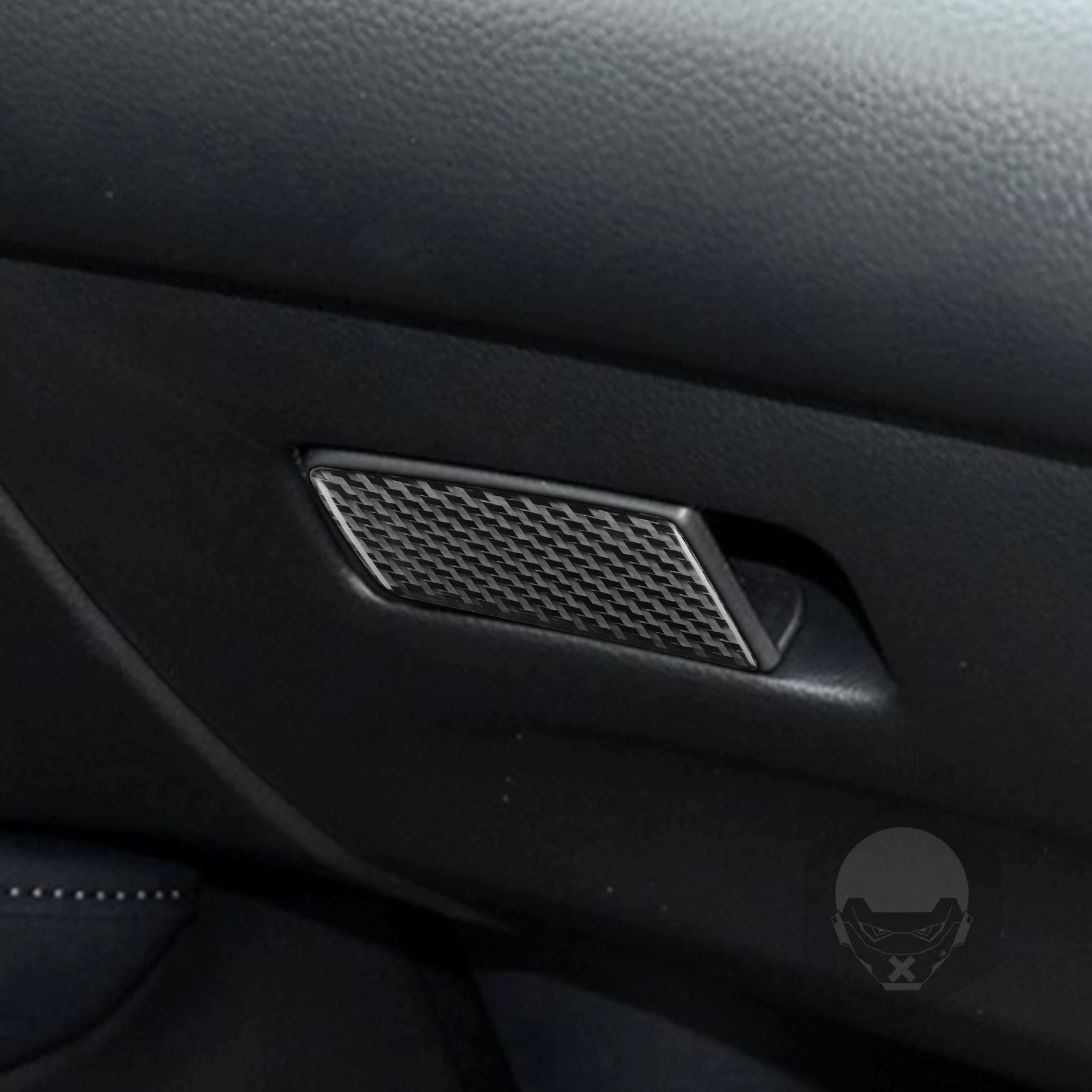 Real Carbon Fiber Car Accessories Glove Storage Handle Decorative Cover Soft Sticker For Honda Accord 10th Gen 2018 2019 2020 21