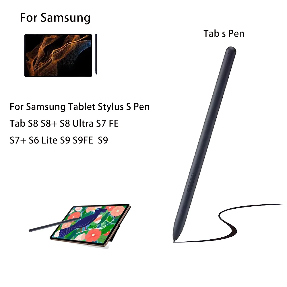 For Samsung Galaxy Tab S10/S8/S9/S9FE/S7 FE/S6 Lite/S7+/S8+ – SPen Stylus Touch Pen (No Bluetooth) for Tablet