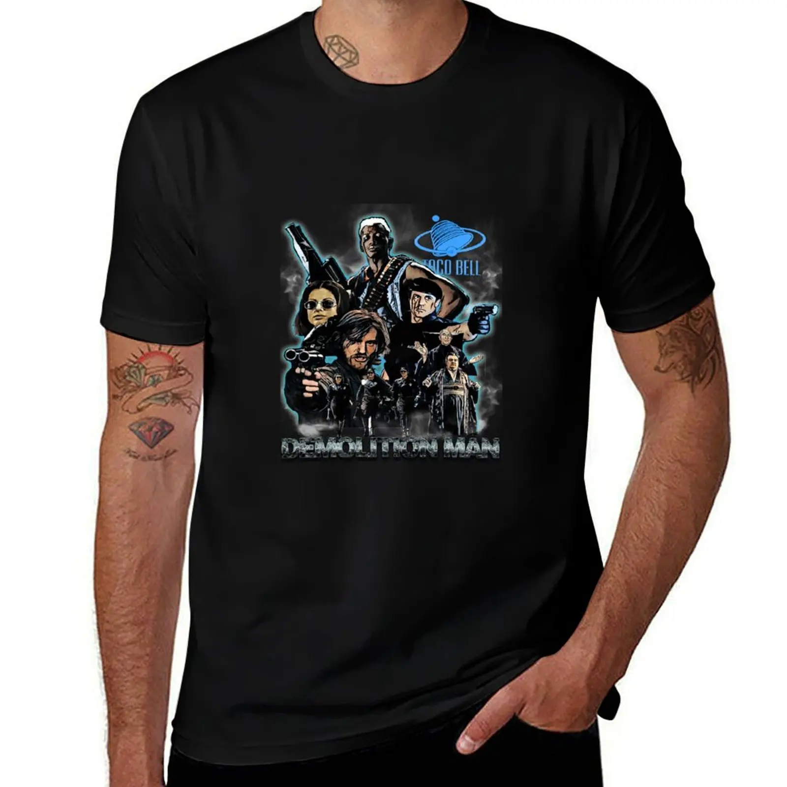 Demolition man T-Shirt Utility Casual Work T-Shirt