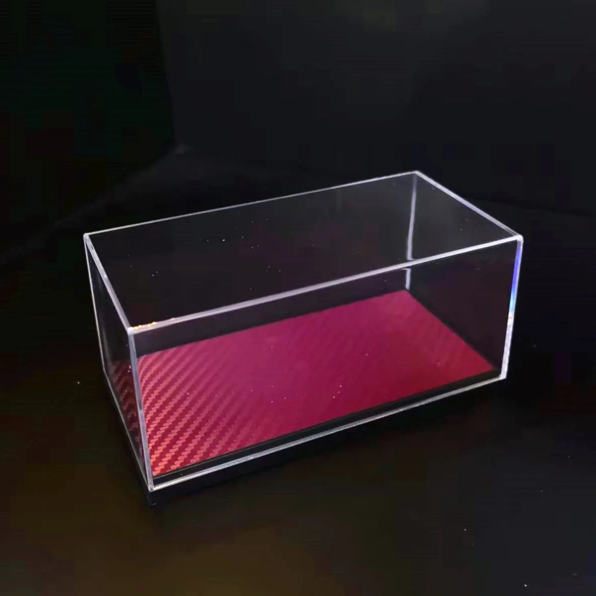 Acryl Display Box 5.8 "x2.8" voor Schaal 1:43 1:64 1:87 Auto Model Collectible Storage Case Figuur miniatuur DIY Gebouw Diorama