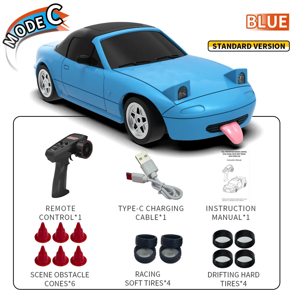 JJRC C8827 Rc Car with Gyroscope 1:43 Full Proportion 4WD Remote