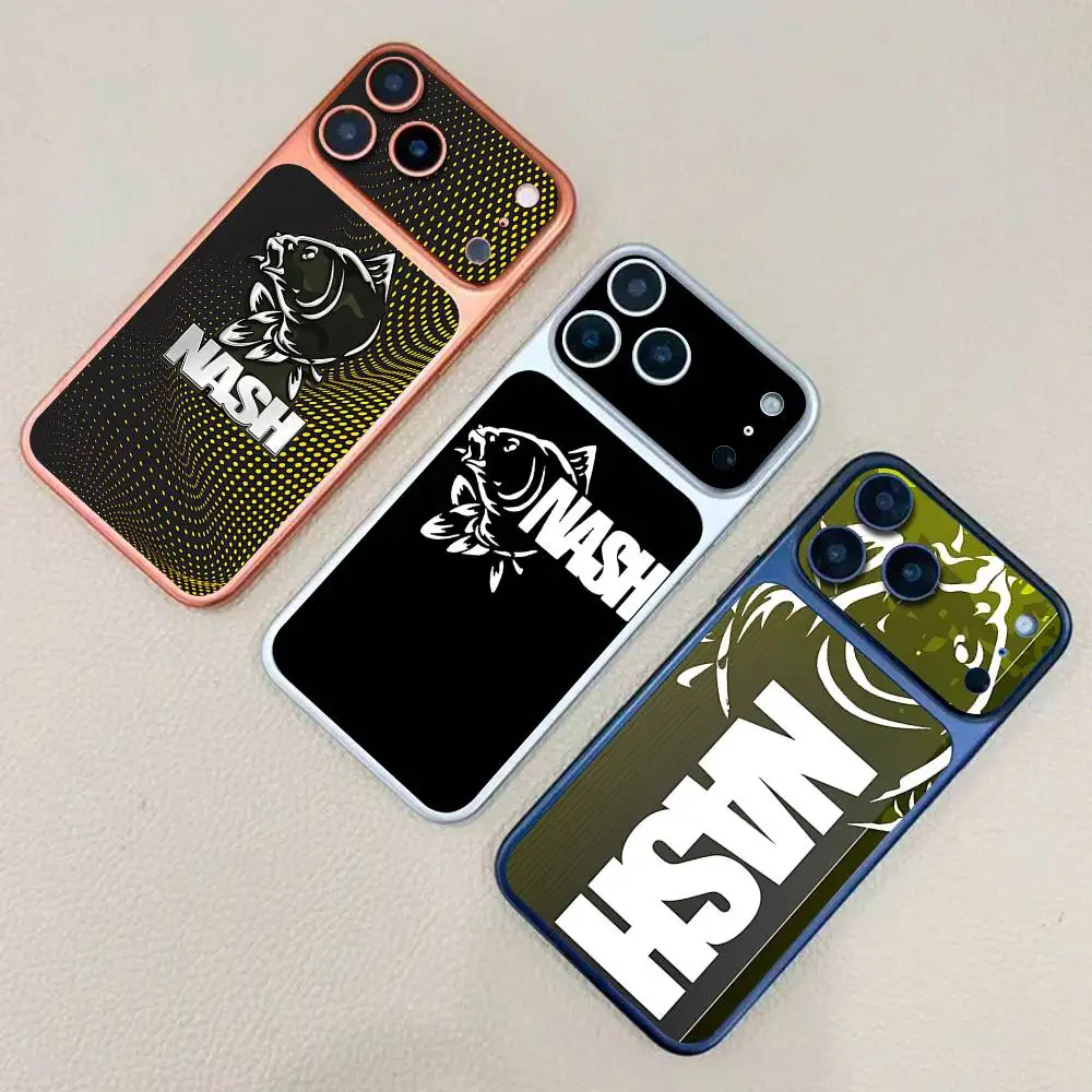 N-Nashs Fishing Logo Anti-Scratch Back Decal Protective Wrap Skin For IPhone 17 Pro 17 Pro Max