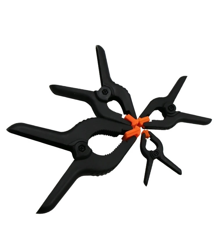 2/3/4/6/9inch Plastic Nylon Adjustable Woodworking Clamps Type A DIY Tools Spring Clip Carpentry Clamps Outillage Menuiserie