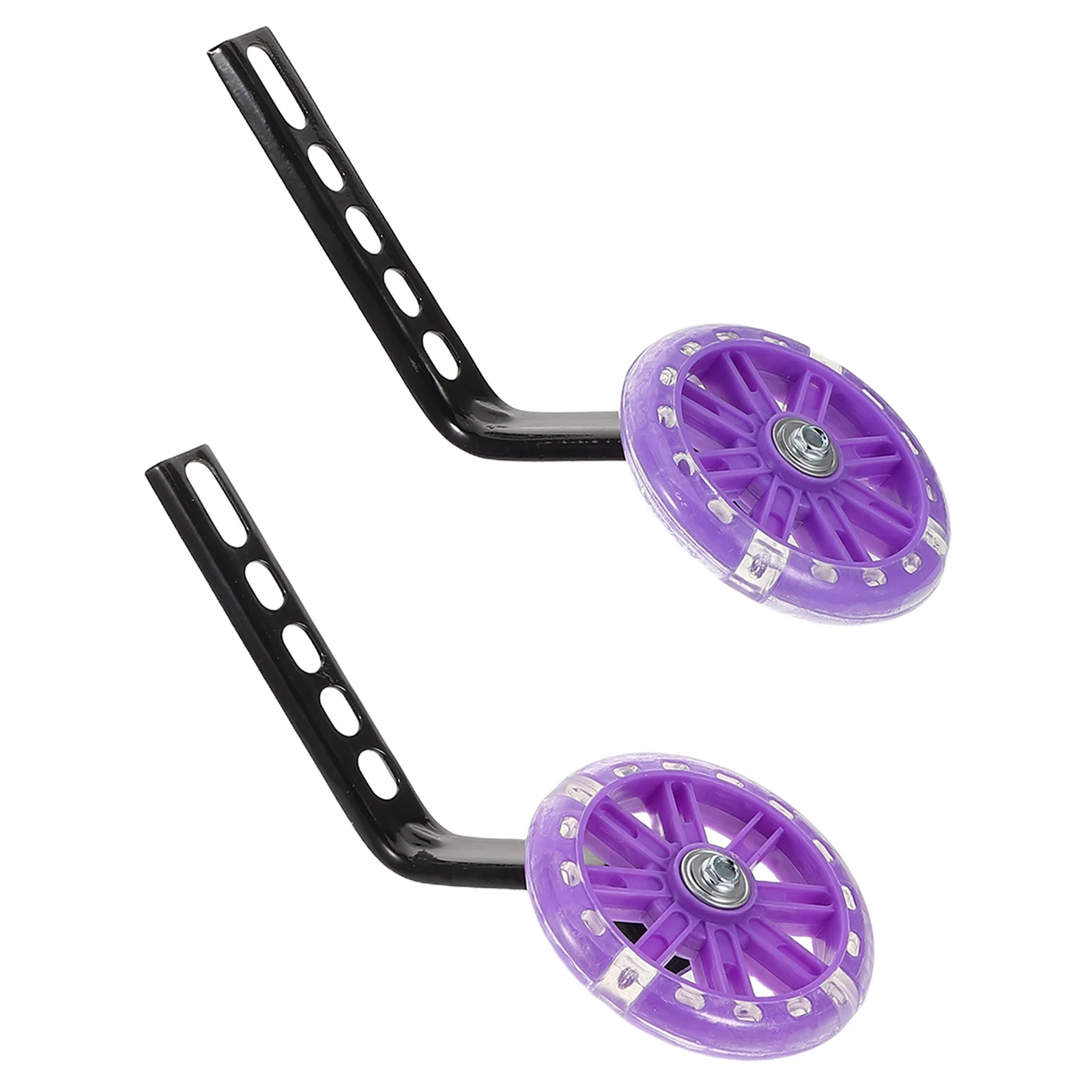 

1Pair Bike Training Wheel Flashing Auxiliary Stabilizers Shock Absorbing Support for Beginner Safety and Easy Attachment