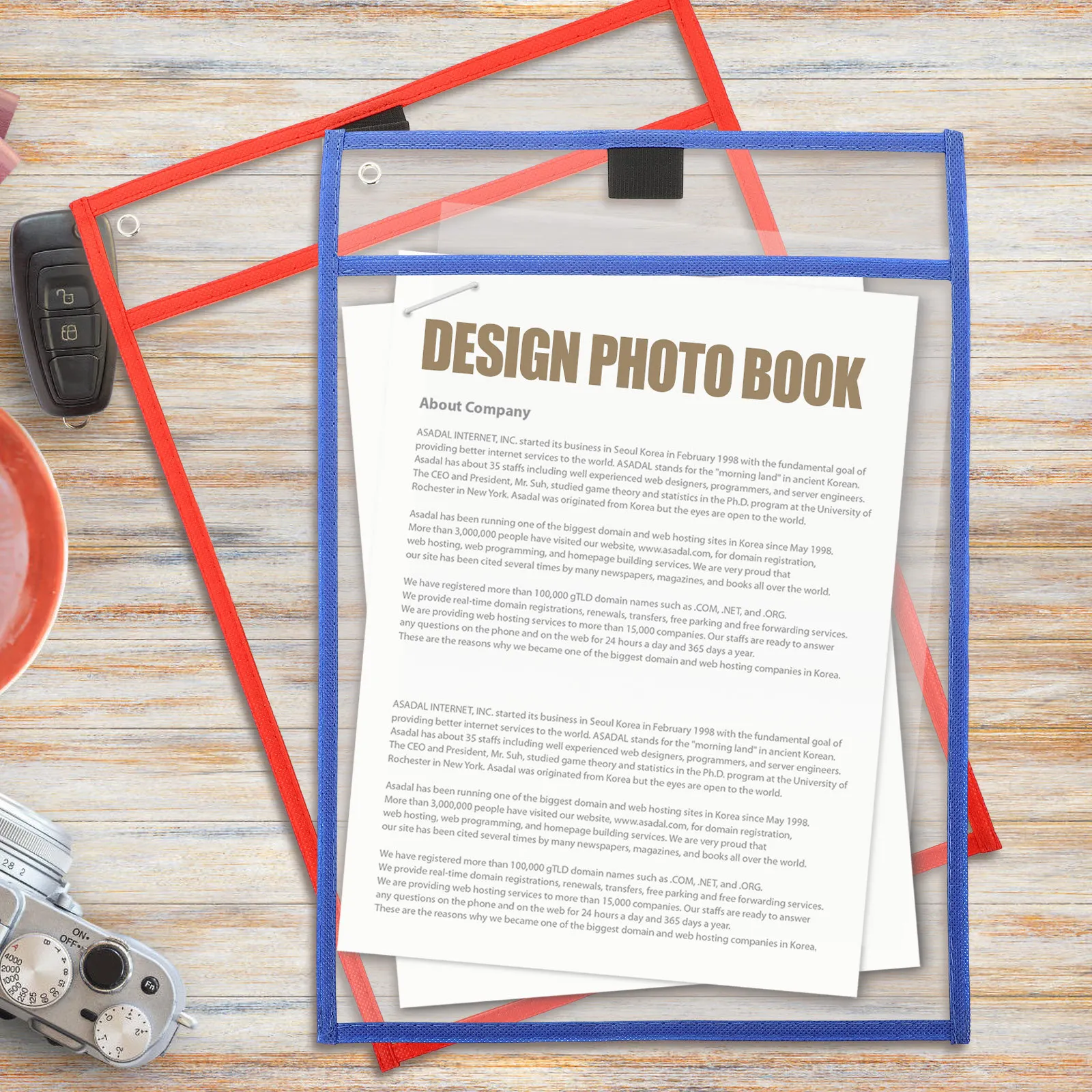 

10Pcs Portable Clear Dry Erase Sleeves Reusable Sheet Protectors for Students Professional Document Management