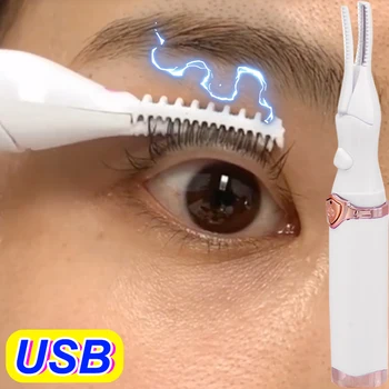 USB 전기 속눈썹 컬러, 지능형 온도 제어, 가열 속눈썹 충전, 자연 지속, 컬링 속눈썹, 메이크업 도구