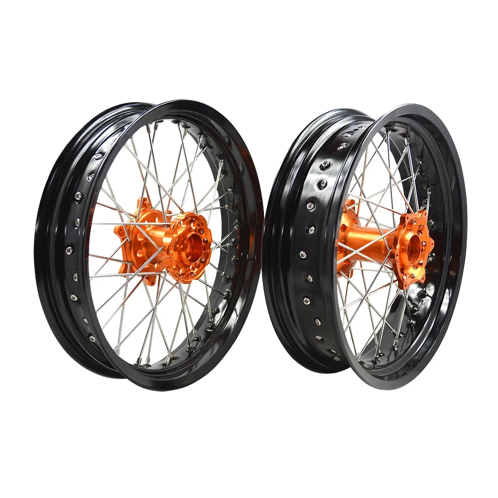 

MOQ 1 компл. exc sxf xcw 250 300 450 supermoto 17-дюймовые колеса мотоцикла, аксессуары для грузовиков