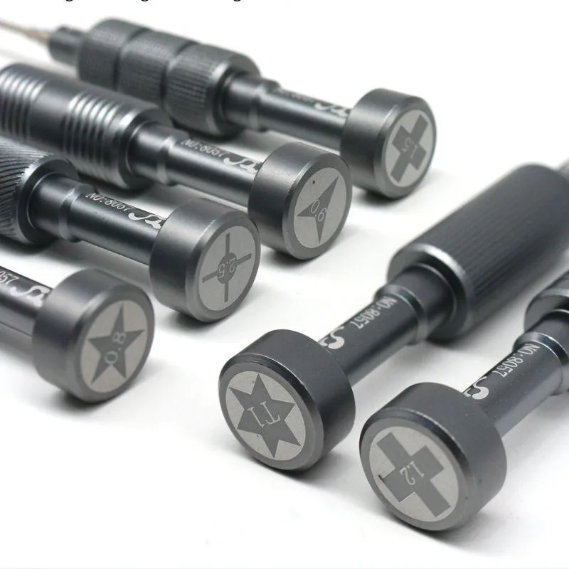 مفك براغي صغير من الفولاذ T1/T2 سداسي ومتقاطع 1.2 بت ضروري لفنيي الهاتف iPhone 15 Pro وإصلاح Samsung Galaxy #3