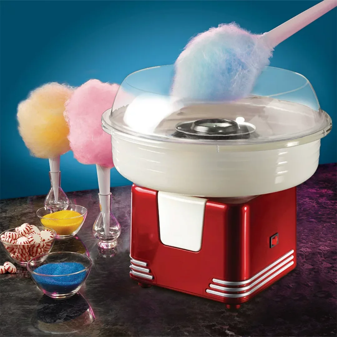 Kids Cotton Candy Machine Mini Household Candy Maker, Girls Birthday Gift Present