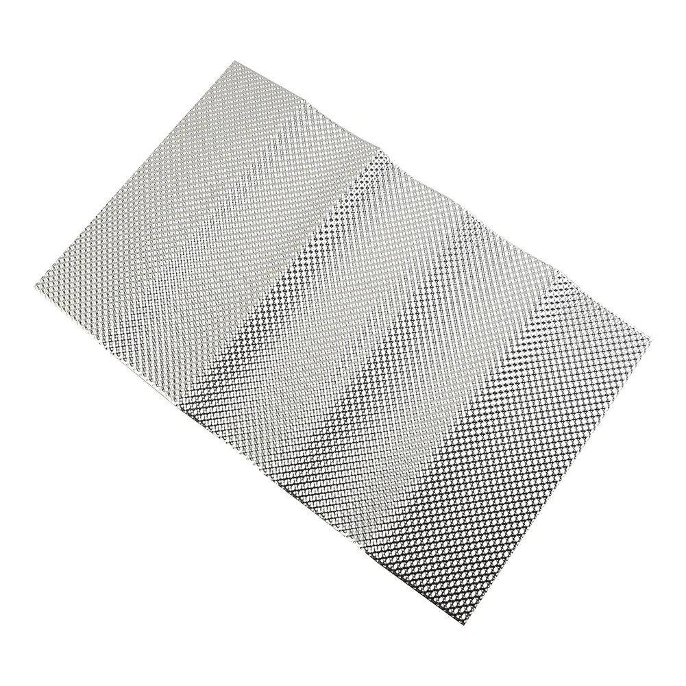 Embossed Aluminum Heat Shield 300x500mm Turbo Manifold Exhausts Electrical Heat Shield Fits For Firewall Transmission Tunnel