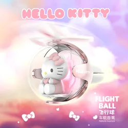 Sanrio Anime Kawaii Hello Kitty Flight Ball Car Aroma Diffuser Cute Cartoon Kuromi My Melody Ambient Light Girls Gifts