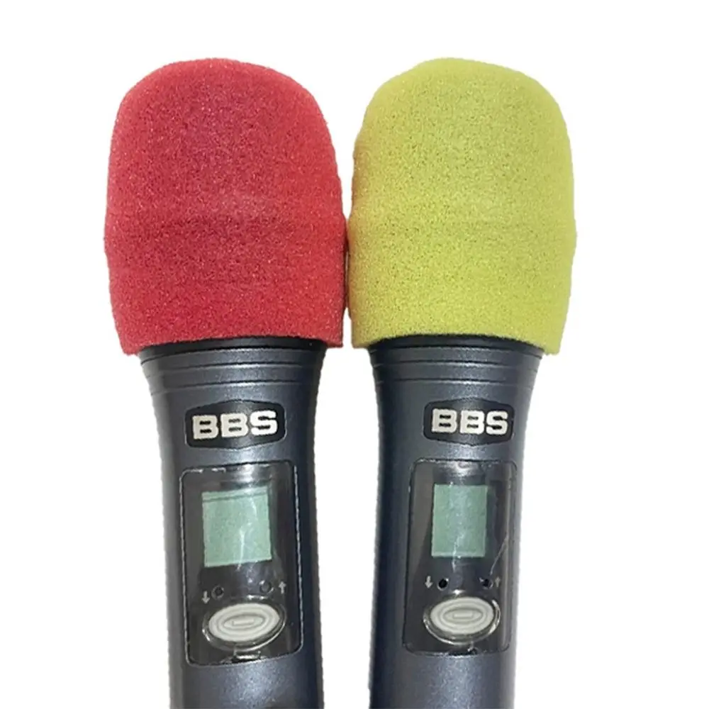 2 Teile/satz Einweg Mikrofon Abdeckung Schwamm Mic Ersatz Zubehör Mic Staub Proof Abdeckungen Mikrofon Windschutzscheibe