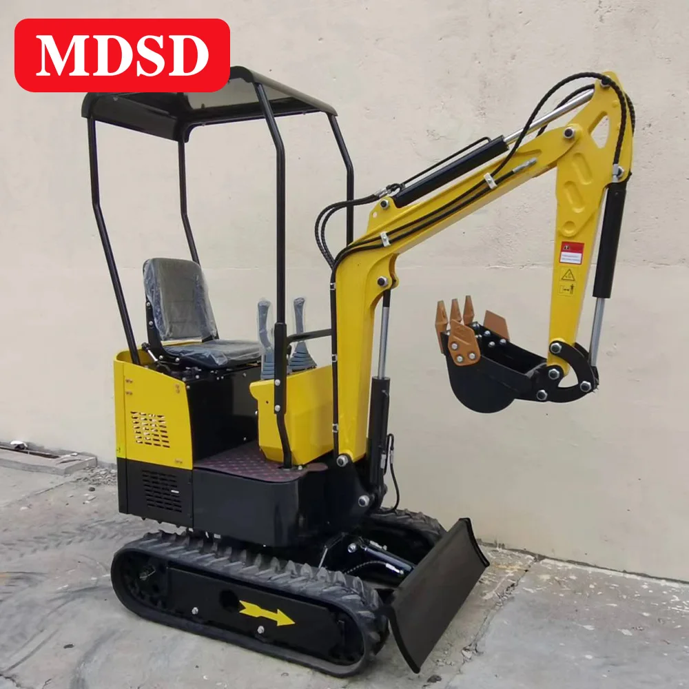 حفار صغير 0.8-2 طن مع مرفقات حفار صغير هيدروليكي لـ Kubota CE/EPA/Euro 5 حفارة صغيرة مجنزرة شحن مجاني