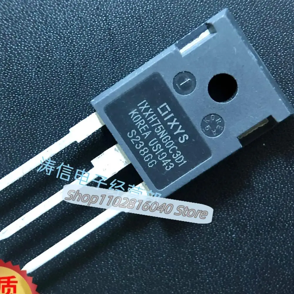 10PCS/Lot IXXH75N60C3D1 IXXH75N60B3D1 IGBT 75A600VBest Quality Imported Original