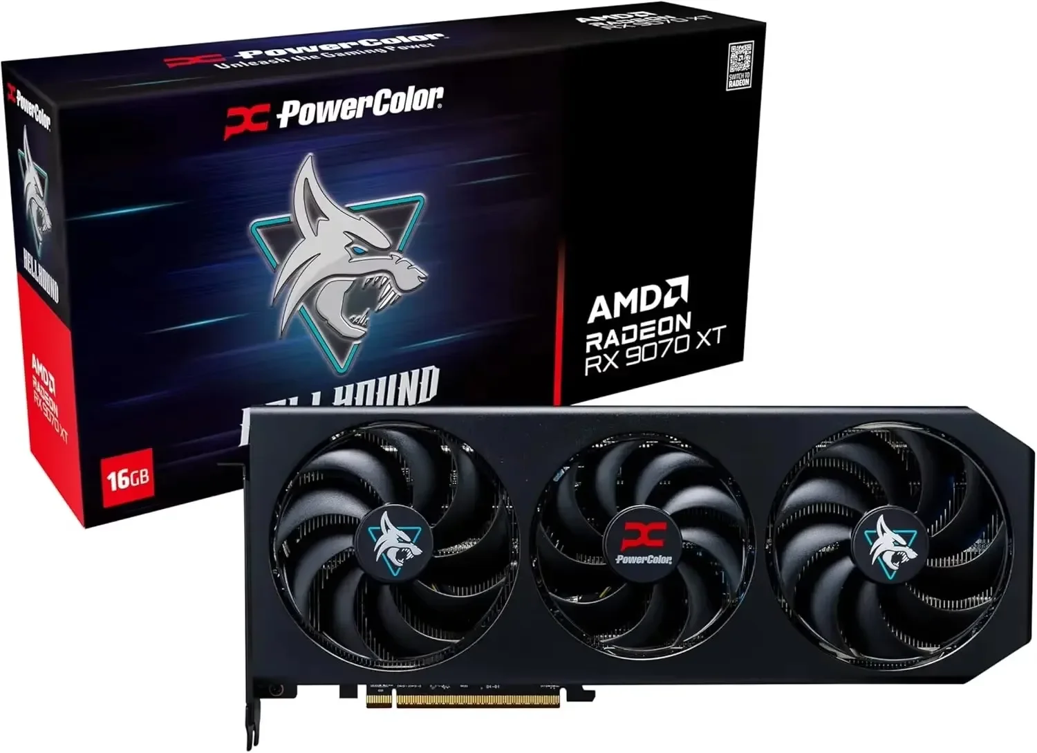 

Brand New PowerColor Hellhound AMD Radeon RX 9070 XT 16GB GDDR6