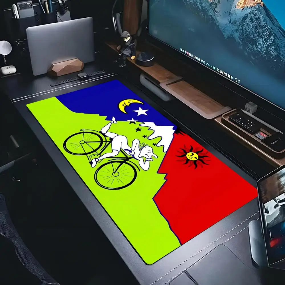 

LSD - Альберт Хофманн - Коврик для мыши на день велосипеда, большой игровой коврик с рисунком Lockedge, коврик для компьютерной геймера, коврик для клавиатуры, коврик для мыши, стол для ПК