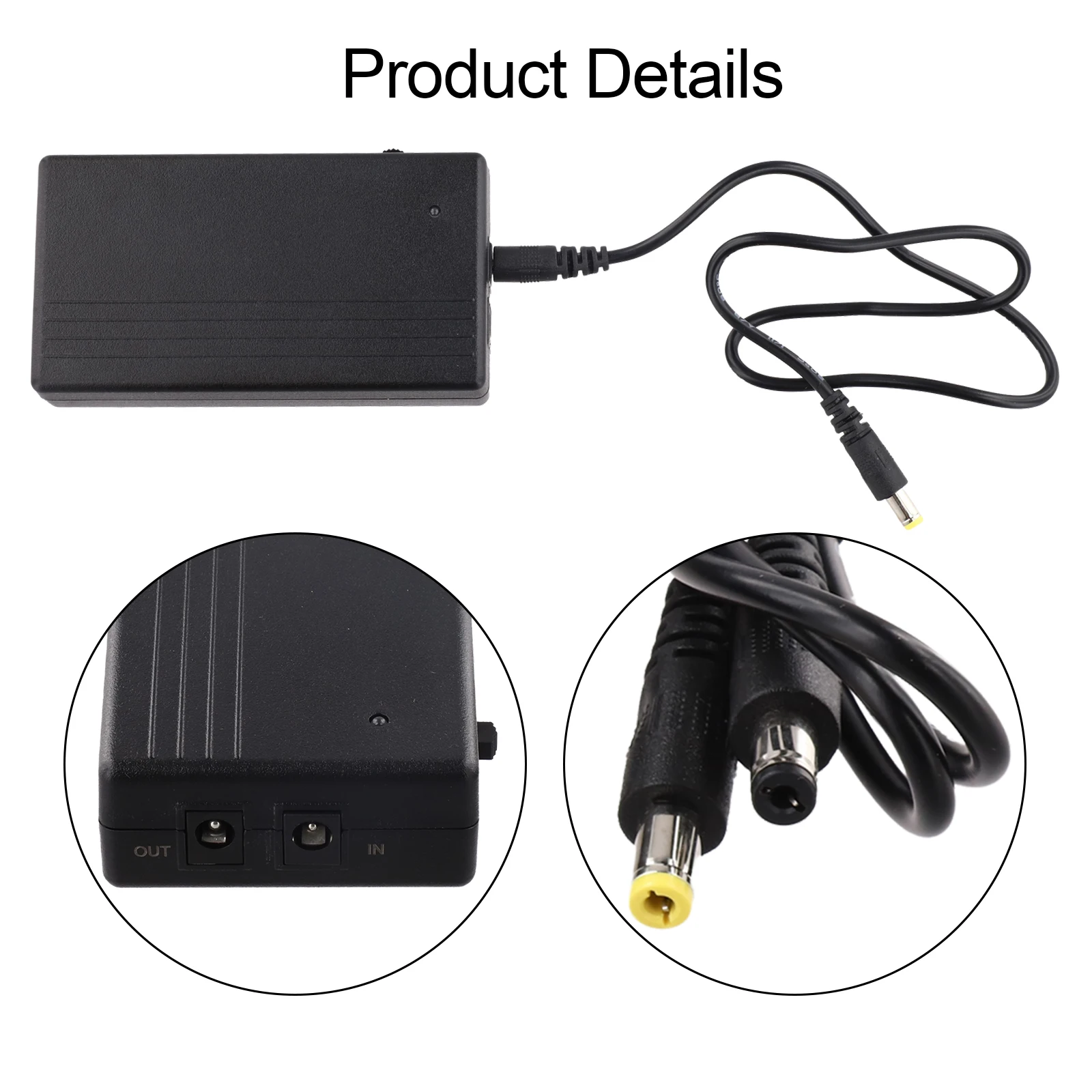 

Резервное питание Вход 5,5x2,1 мм Резервный источник питания Высокая термостойкость Защита от короткого замыкания