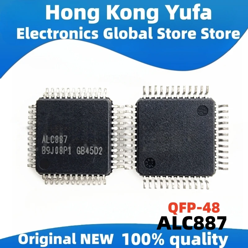 (2-10pcs)100% New ALC887 QFP-48 Chipset