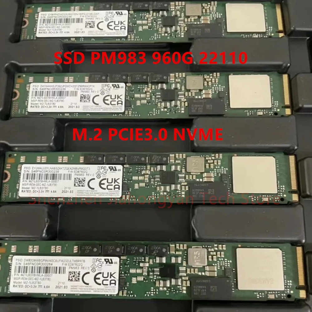 NEW  For Samsung PM983 960G 1.92TB M.2 22110 PCIE NVME  SSD PM983a 960G 2.5NVMe U.2 Enterprise class