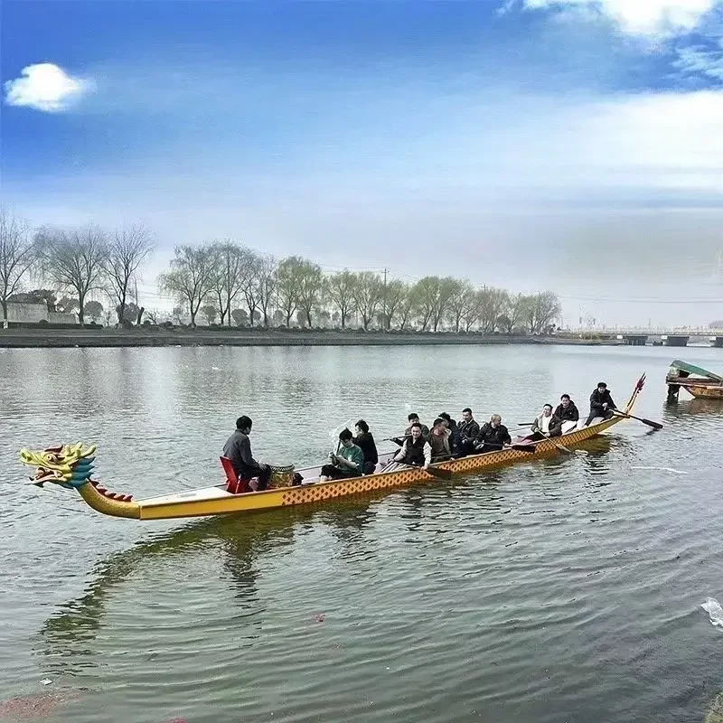 12 people 22 people International competition FRP dragon boat Wooden dragon boat