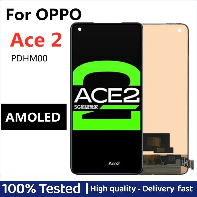 

ЖК-дисплей 6,55 дюйма AMOLED для Oppo Reno ACE2 Ace 2, для замены ЖК-дисплея OPPO PDHM00 Ace2 ace2