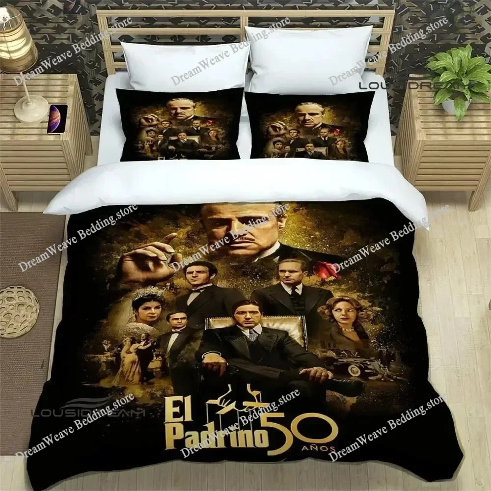 3D Print The Godfather Printed Bedding Sets Exquisite Bed Supplies Set Bed Comforter Luxury Birthday Gift  Duvet Cover Set592FQH