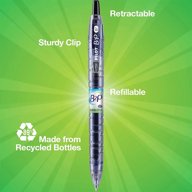 PILOT Mineral Water Modeling Pen Retractable High Capacity Refillable Smooth Writing Gel Pens School Office Note Taking Supplies