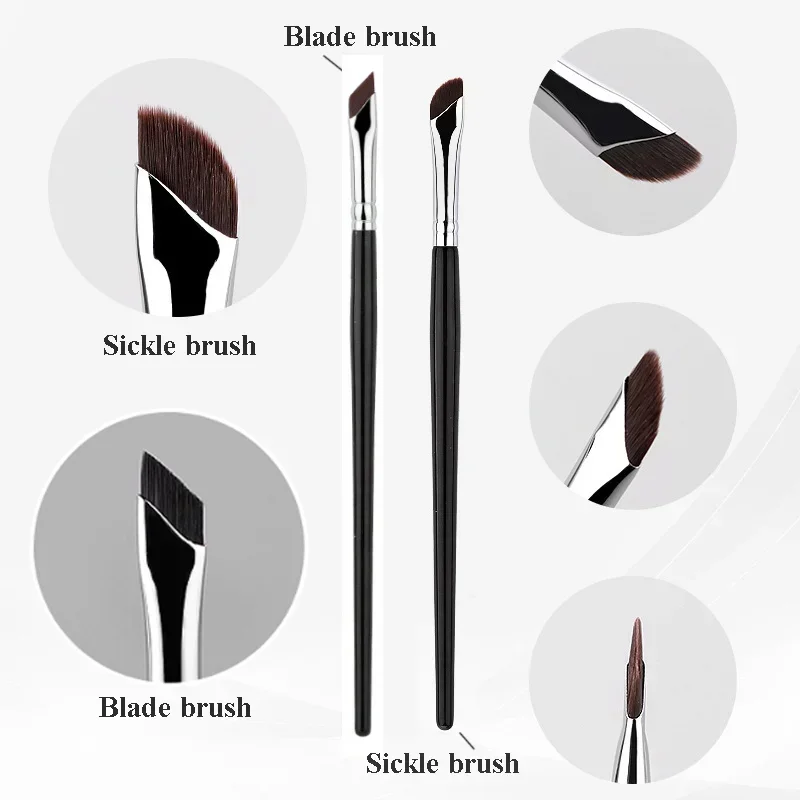 Upgrad Blade Eyeliner Brush Ultra Thin Fine Angle Flat Eyebrow Brushes Liner Brow Place Makeup Detail Brush Precise Detail Brush