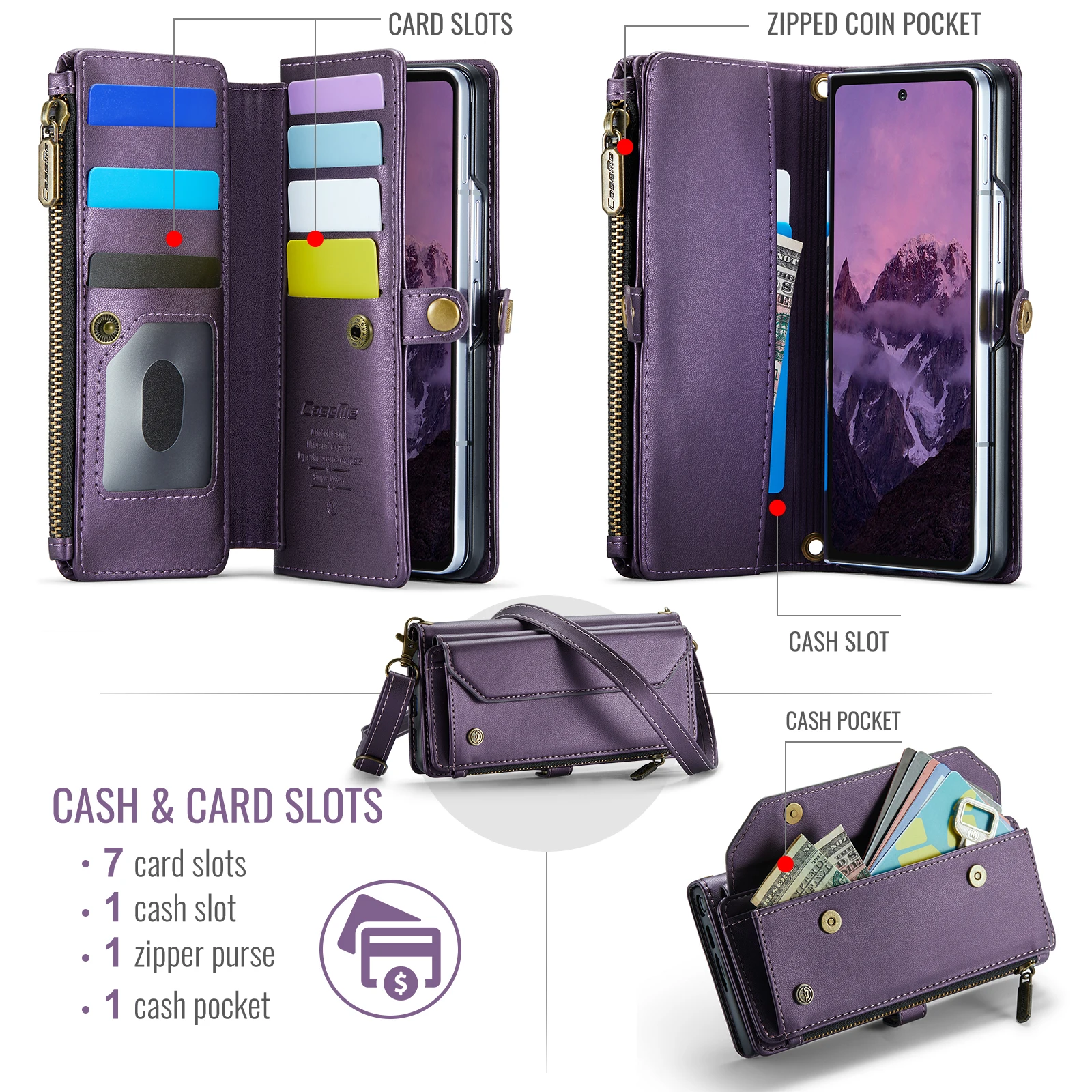 Capa de Couro Antichoque com Z - Bifold Leather Wallet avaliação e preço