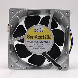 12038 12V 1.9A 9GL1212V1J03 120*120*38MM 120MM Aluminum High Temperature Waterproof Motorcycle Modified Violent Cooling Fan