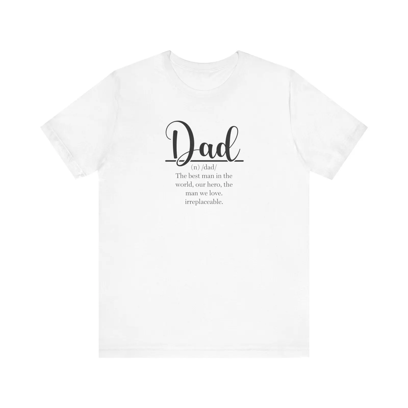 

Bella + Canvas 3001, Dad Shirt, Dad Definition, Father's Day T-Shirt