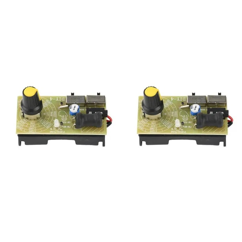ABGI-2X 87-108Mhz FM/MW/SW Multi-Band Headphone Radio DIY FM/MW/SW Radio Module DIY Production Teaching Parts