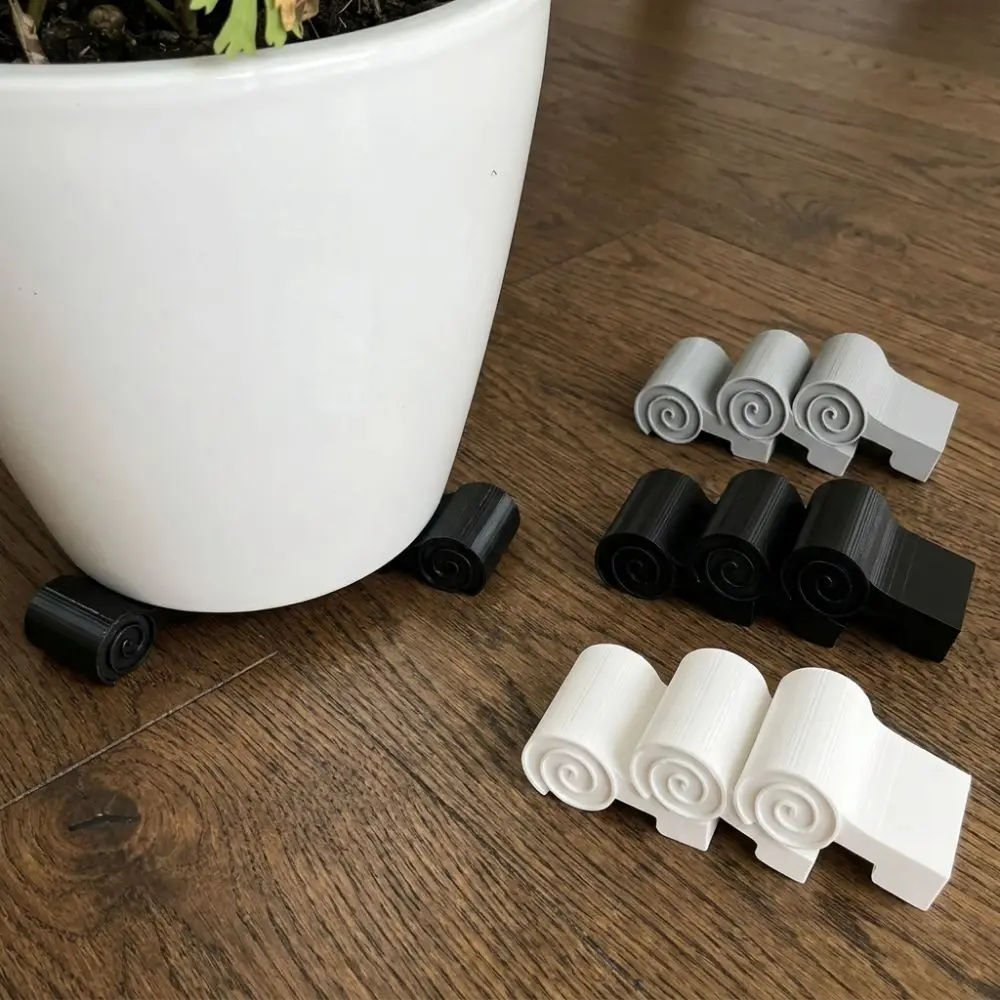 3Pcs 3D Printed Flower Pot Elevator Feet Prevent Root Rot Wear-resistant Garden Non-slip Riser Stand Thickened Sturdy