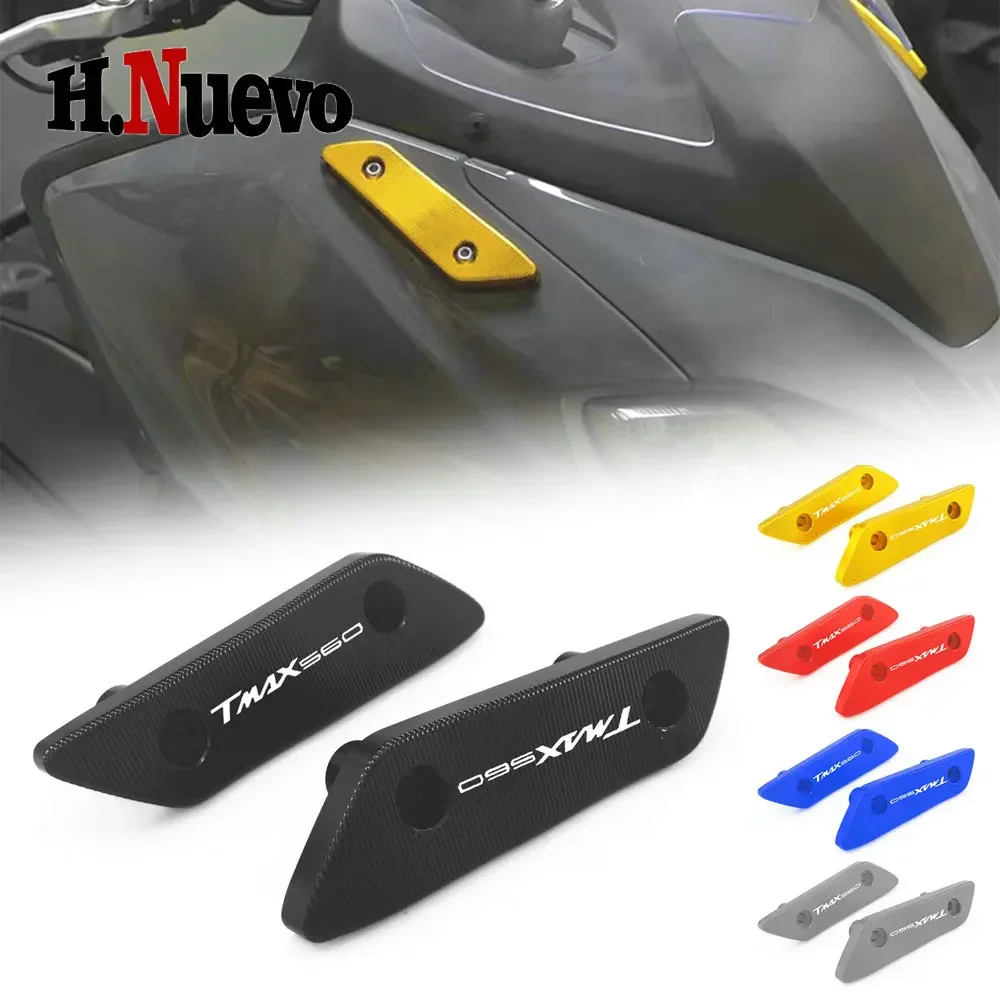 

Motorcycle Accessories For YAMAHA TMAX560 TECH MAX Aluminium Rearview Mirror Hole Cap Cover Plate Holder Tmax 560 2022 2023