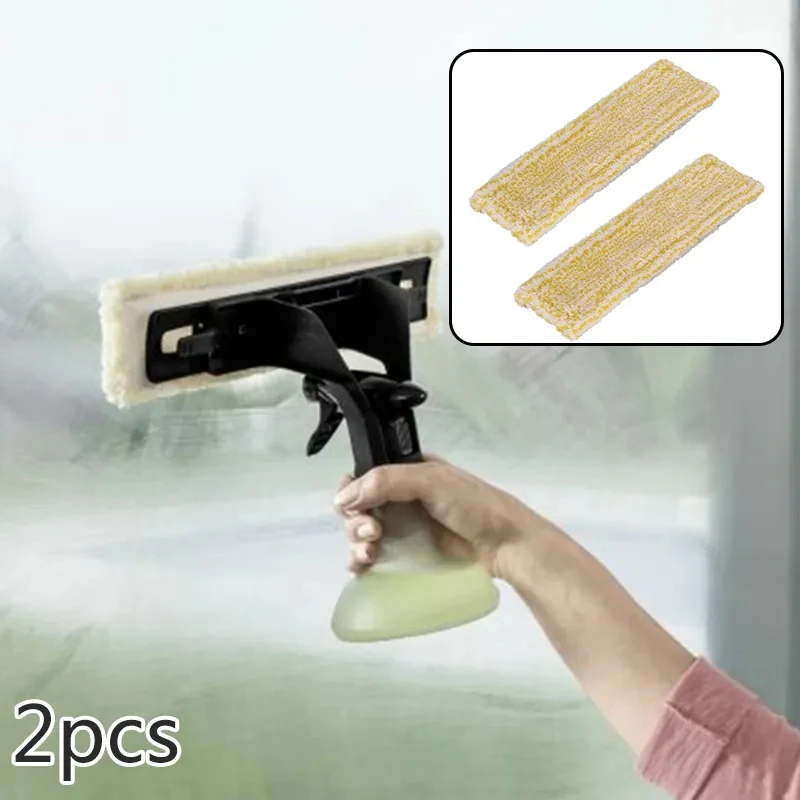 Microfiber Window Glass Mop Head, esfregão, pano de limpeza, substituição de pano lavável, refil, Karcher WV2, WV5, WV, 50, 60, 75 Plus