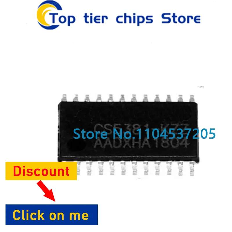 2pcs/lot CS5381-KZZ CS5381 CS5381KZZ 120DB TSSOP-24