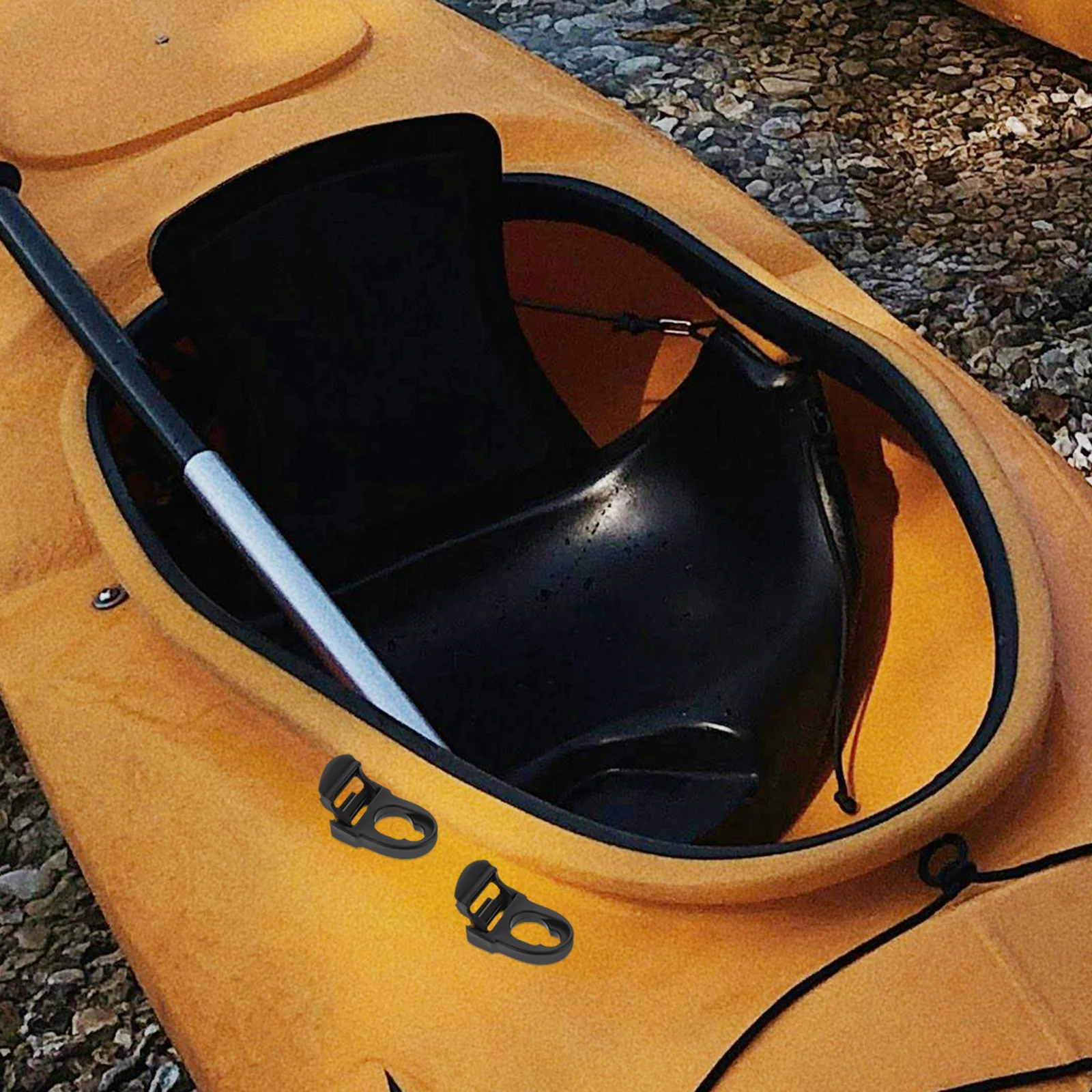 

Kayak Seat Straps Replacement 4 Pcs Durable Clips Fasteners for Kayak Parts Accessories Repair Kit Plastic Buckle Boat Eye Hook