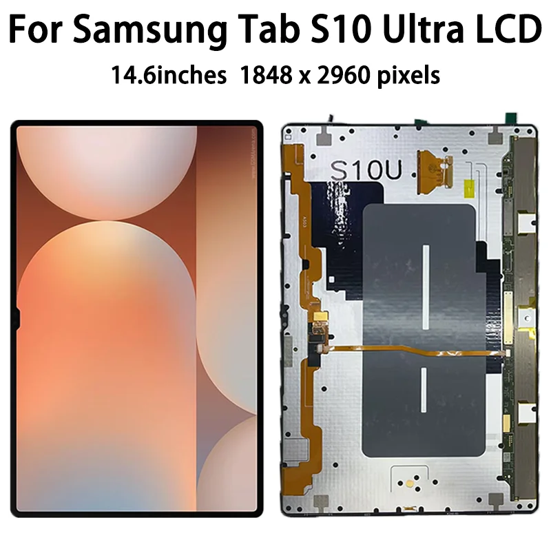 14.6'' AMOLED For Samsung Tab S10 Ultra X920 Display Touch Screen Digitizer X926B X926N X920N Display Replacement