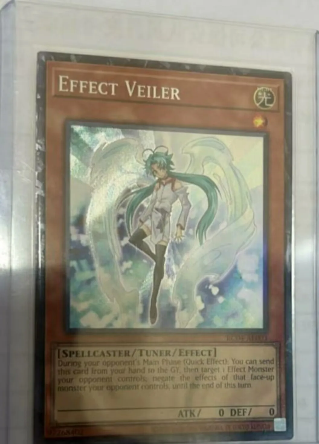 

Yugioh KONAMI Duel Monsters RC04-AE003 Effect Veiler Collector Rare Asian English Collection Mint Card