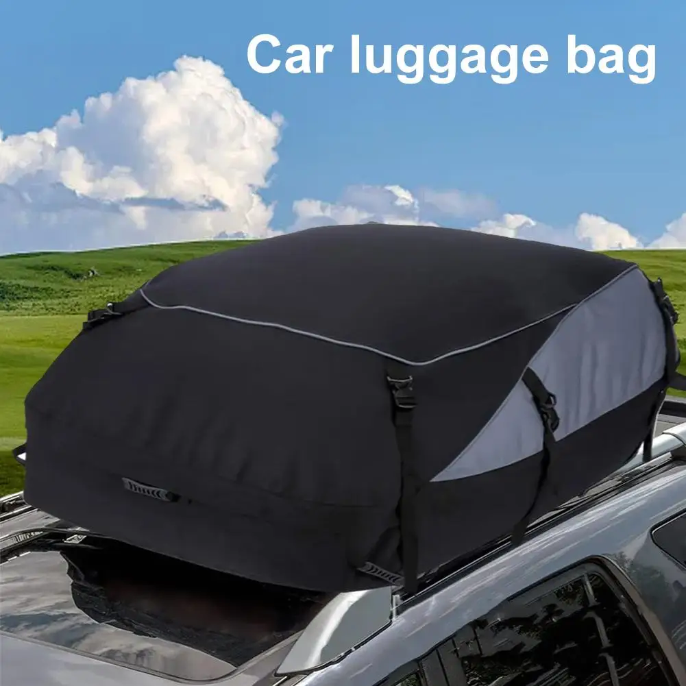 

600D Roof Package Waterproof Roof Top Rack Carrier Cargo Bags Luggage Storage Cube Travel Large Capacity Luggage Box Roof Racks